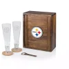 Kirklands Home Acacia Pittsburgh Steelers Beer Glass Set