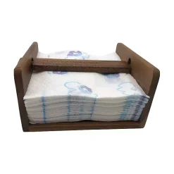 Clearance Kirklands Home Acacia Wood Napkin Holder Brown