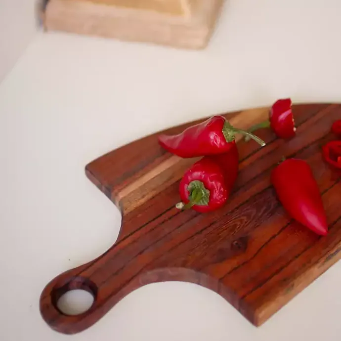 Sale Kirklands Home Acacia Wood 4-pc. Hanging Cutting Board Brown