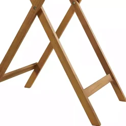 Discount Kirklands Home Acacia Wood Slatted 3-pc. Outdoor Bistro Set Tan