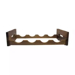 New Kirklands Home Acacia Wood Stackable Wine Rack