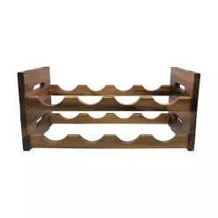 New Kirklands Home Acacia Wood Stackable Wine Rack
