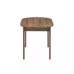 Sale Kirklands Home Acorn Acacia Wood Oval Adirondack Coffee Table Brown