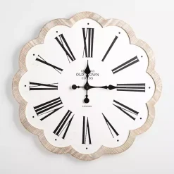Sale Kirklands Home Adelyn Scalloped Edge Wood Clock