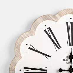 Sale Kirklands Home Adelyn Scalloped Edge Wood Clock