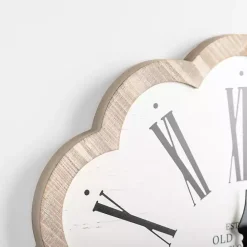 Sale Kirklands Home Adelyn Scalloped Edge Wood Clock