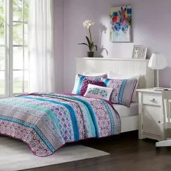 Online Kirklands Home Adley Reversible Full/Queen 5-pc. Quilt Set