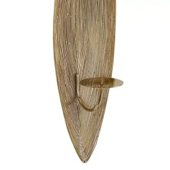 Sale Kirklands Home Adrienne en Steel Spiral Sconce Gold