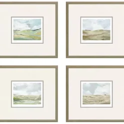 Discount Kirklands Home Afternoon Landscape Framed Art Prints, Set of 4