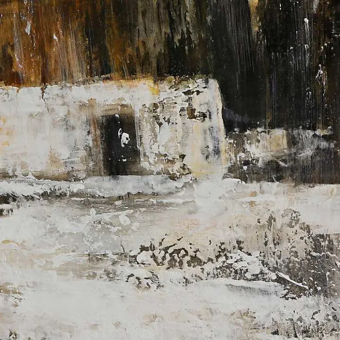 Outlet Kirklands Home Aged Barnhouse Canvas Art Print White