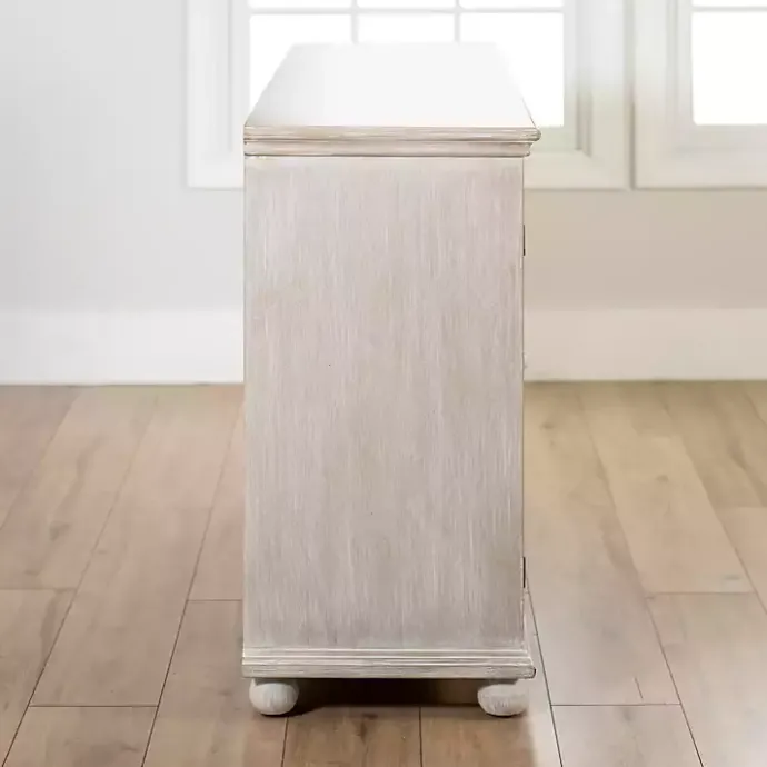 Online Kirklands Home Alana washed 4-Door Cabinet White
