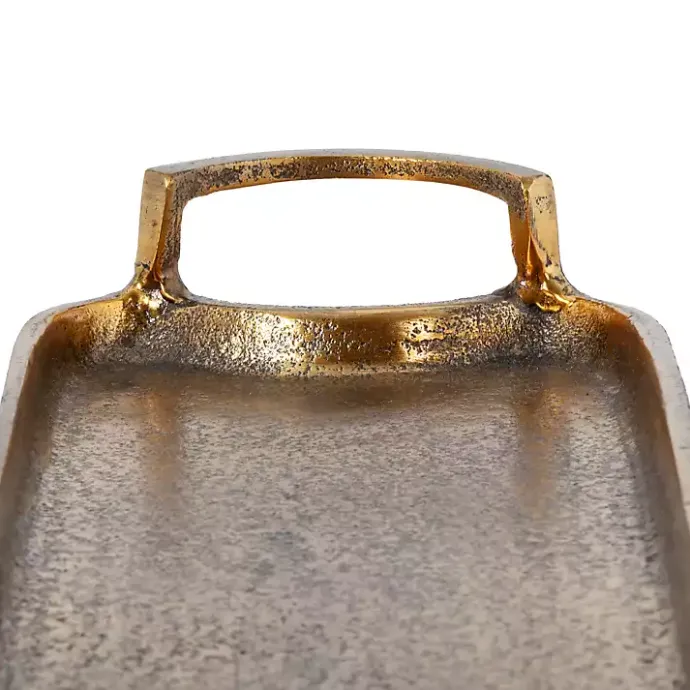 Best Kirklands Home Alani Metal Tray Gold