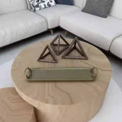 Best Kirklands Home Alani Metal Tray Gold