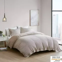 Outlet Kirklands Home Alaya 4-pc. California King Waffle Duvet Set Tan