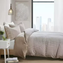 Outlet Kirklands Home Alaya 4-pc. California King Waffle Duvet Set Tan