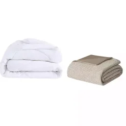 Outlet Kirklands Home Alaya 4-pc. California King Waffle Duvet Set Tan