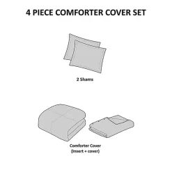 Online Kirklands Home Alaya 4-pc. Full/Queen Waffle Duvet Set Tan