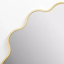 Sale Kirklands Home Alexandria Gold Scalloped Wall Mirror