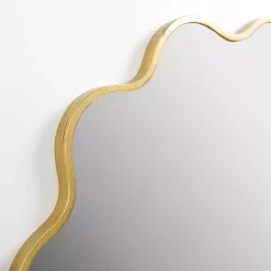 Sale Kirklands Home Alexandria Gold Scalloped Wall Mirror