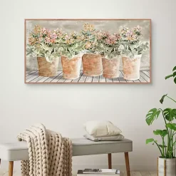 Outlet Kirklands Home All in a Row Framed Canvas Art Print