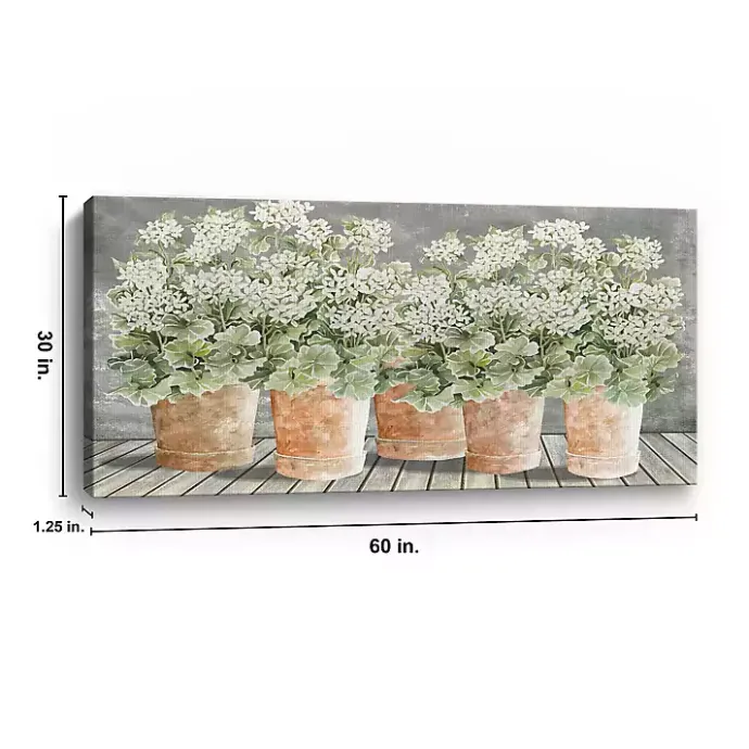 Kirklands Home All In a Row II Floral Canvas Art Print