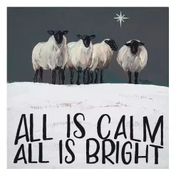 Sale Kirklands Home All Is Calm All Is Bright Canvas Art Print