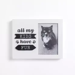 Hot Kirklands Home All My Kids Have Fur White Picture Frame