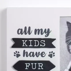Hot Kirklands Home All My Kids Have Fur White Picture Frame