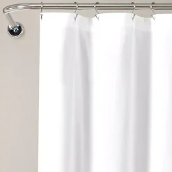 Clearance Kirklands Home Allison Ruffle Shower Curtain White