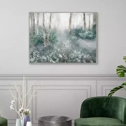 Best Kirklands Home Allyson's Trail Framed Canvas Art Print Blue