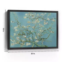 Online Kirklands Home Almond Blossom Framed Canvas Art Print, 22x18 in. Blue