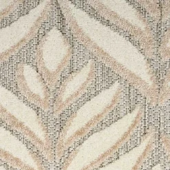 Clearance Kirklands Home Aloha Ivory Botanical Indoor/Outdoor Area Rug, 3x5