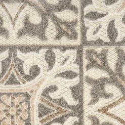 Clearance Kirklands Home Aloha Ivory Geometric Indoor/Outdoor Area Rug, 6x9