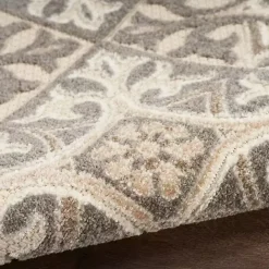 Clearance Kirklands Home Aloha Ivory Geometric Indoor/Outdoor Area Rug, 6x9