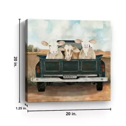 New Kirklands Home Along for the Ride Canvas Art Print, 20x20 in. Multi