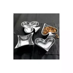 Online Kirklands Home Aluminum Card Icon Bowls, Set of 4 Silver