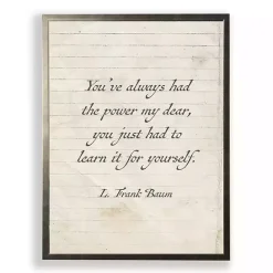 New Kirklands Home Always Had The Power Wall Plaque White