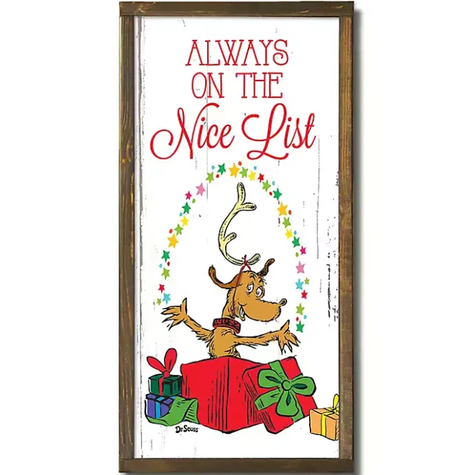 Best Kirklands Home Always on the Nice List Wall Plaque