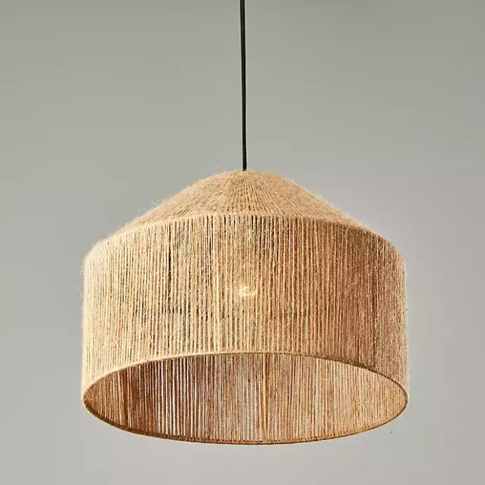 New Kirklands Home Amalfi Natural Rope Pendant Light