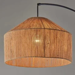 Hot Kirklands Home Amalfi Natural Rope Shade Arch Floor Lamp Brown