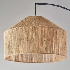 Hot Kirklands Home Amalfi Natural Rope Shade Arch Floor Lamp Brown