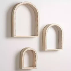 Sale Kirklands Home Amalie Beaded Arch Shelves, Set of 3