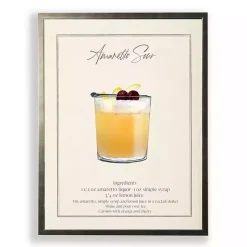 Outlet Kirklands Home Amaretto Sour Framed Art Print Orange