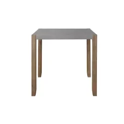 Online Kirklands Home Amber Wood and Faux Concrete Dining Table