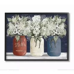 Sale Kirklands Home Americana Floral Bouquets Framed Art Print Black