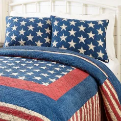 Sale Kirklands Home Americana Patch 3-pc. Full/Queen Quilt Set