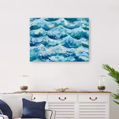 Best Kirklands Home Anacapa Landing Canvas Art Print Blue