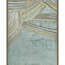 Outlet Kirklands Home Ancient Gold Sun Canvas Art Print