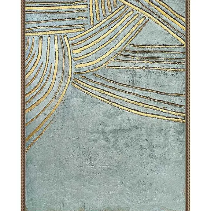 Outlet Kirklands Home Ancient Gold Sun Canvas Art Print