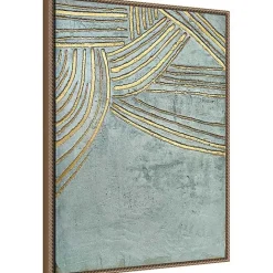 Outlet Kirklands Home Ancient Gold Sun Canvas Art Print